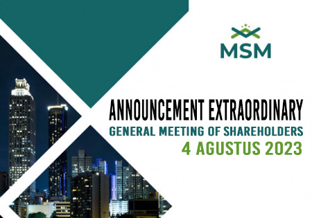 Announcement Extraordinary General Meeting of Shareholders 4 August 2023 